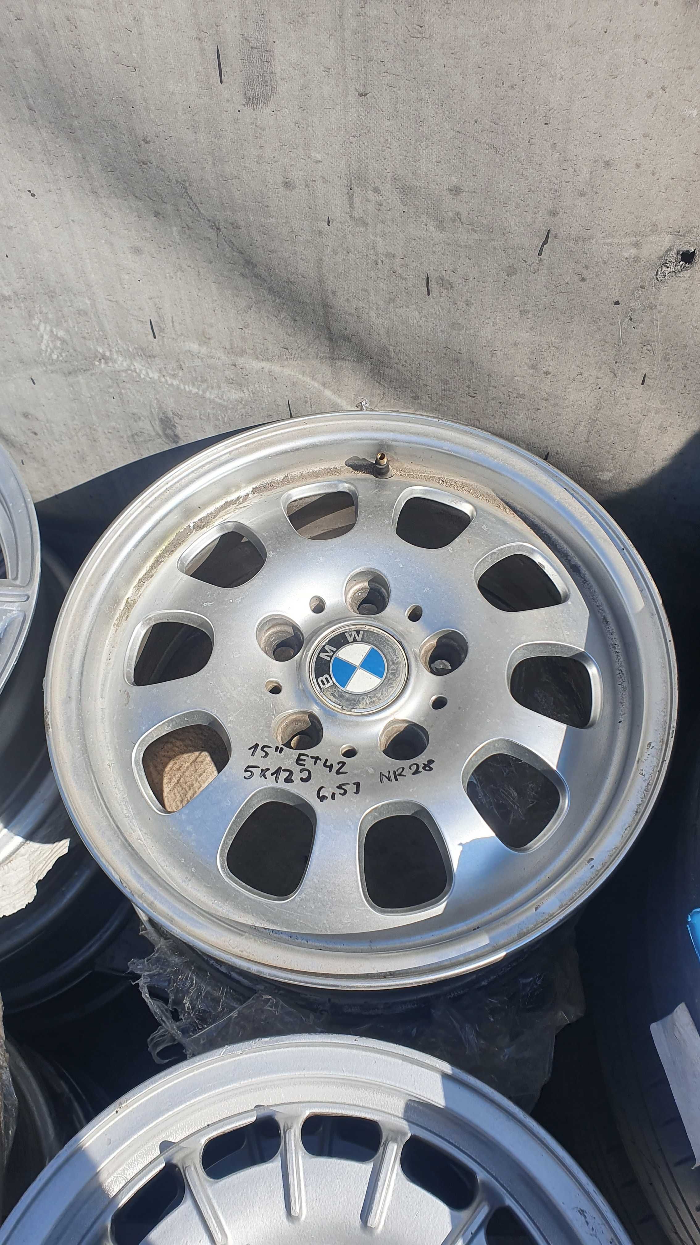 Oryginalne Alufelgi BMW 15" 5x120 6,5J ET42