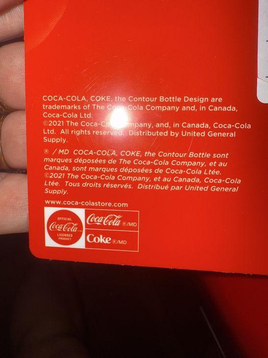 Chłodziarka lodowka Retro Coca Cola