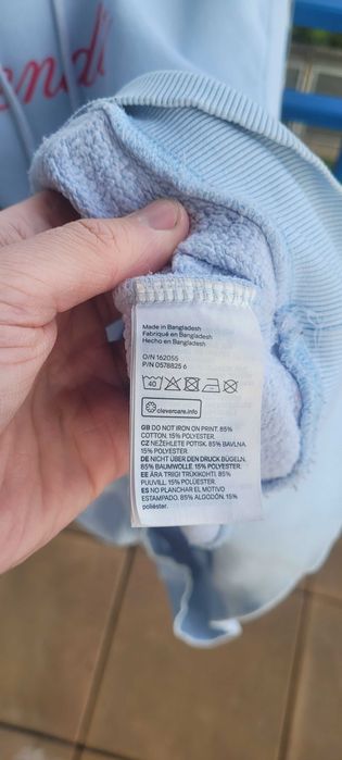 błękitna bluza H&M Pretender L