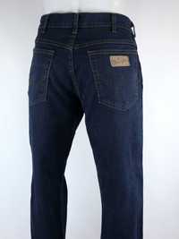 Wrangler Texas Stretch W34 L30 spodnie jeansy pas 2 x 46 cm