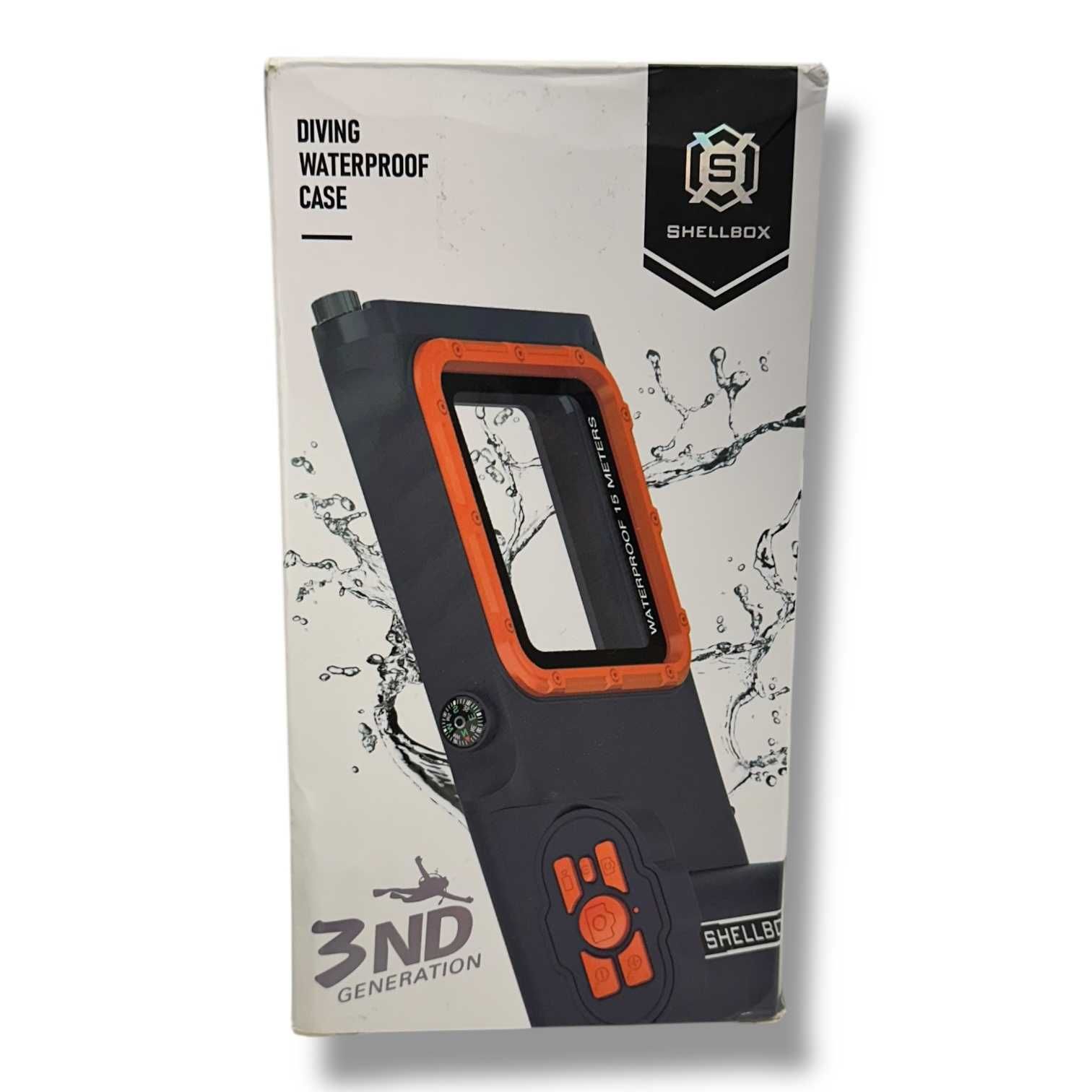 ShellBox IP68 Wodoodporne etui na telefon Podwodne na telefon 15 m
