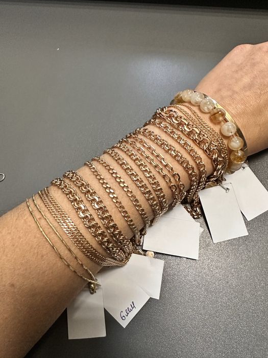 Золотые цепочки новые и б/у