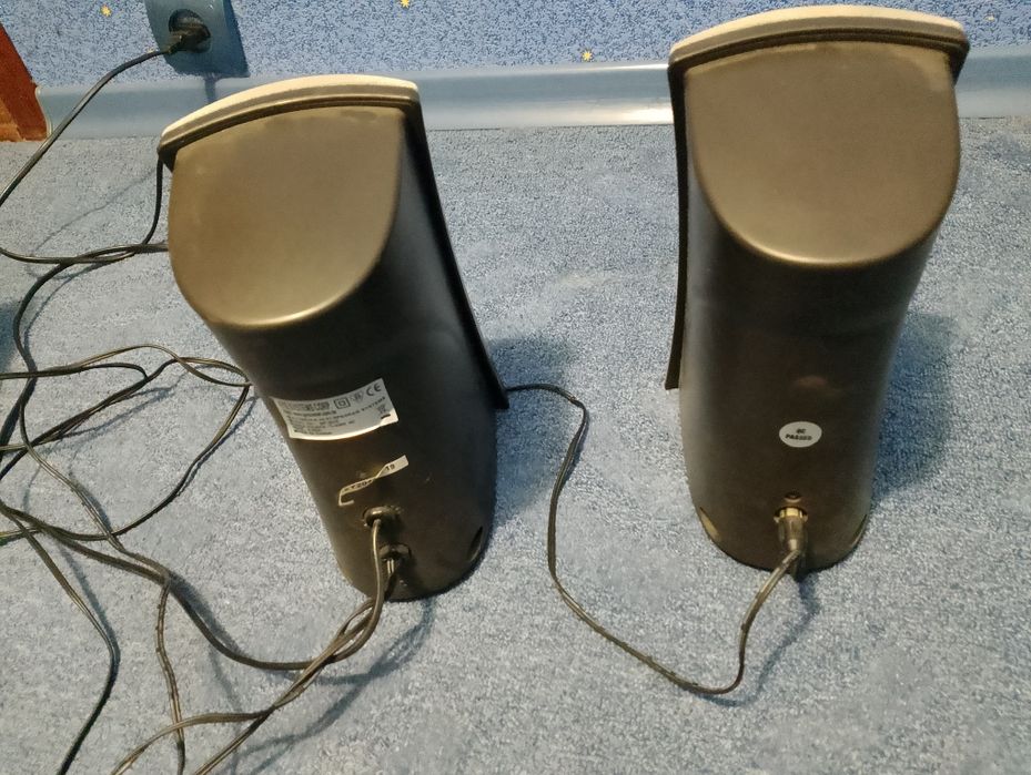 Продам компьютерные колонки в рабочем состоянии есть небольшой дефект