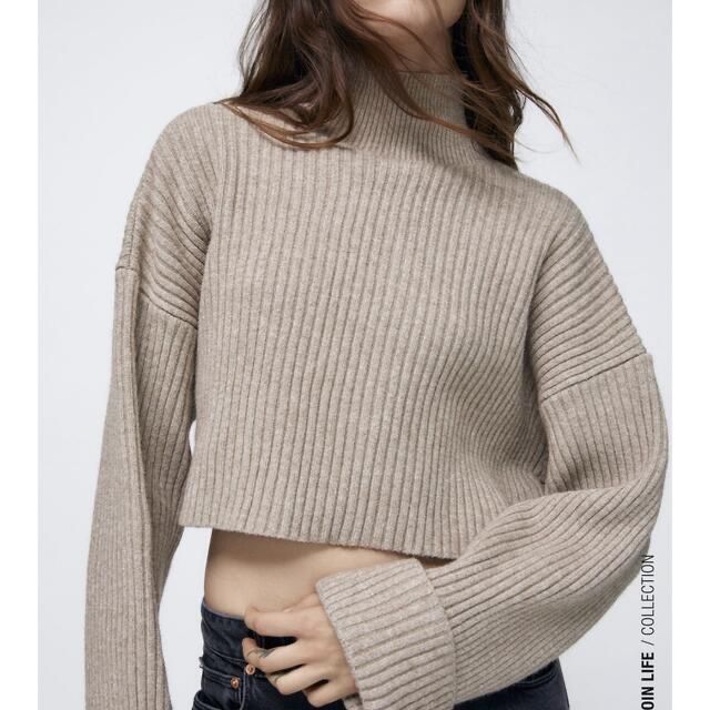 Свитер бежевый  Zara