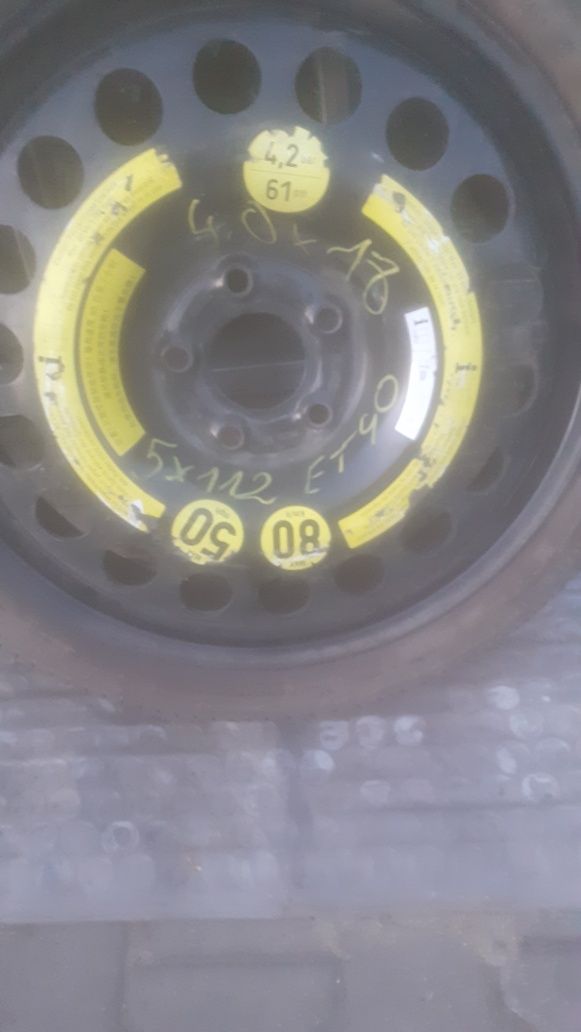 Dojazdówka 18 Mercedes 5x112