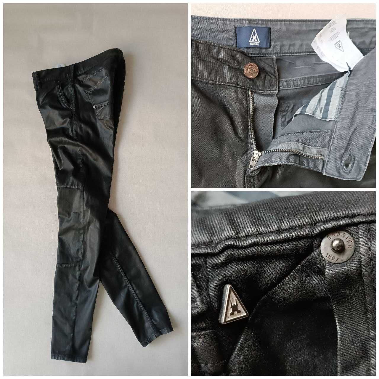 Ваксовані фірмові джинси W26, L32 на розмір eur 36