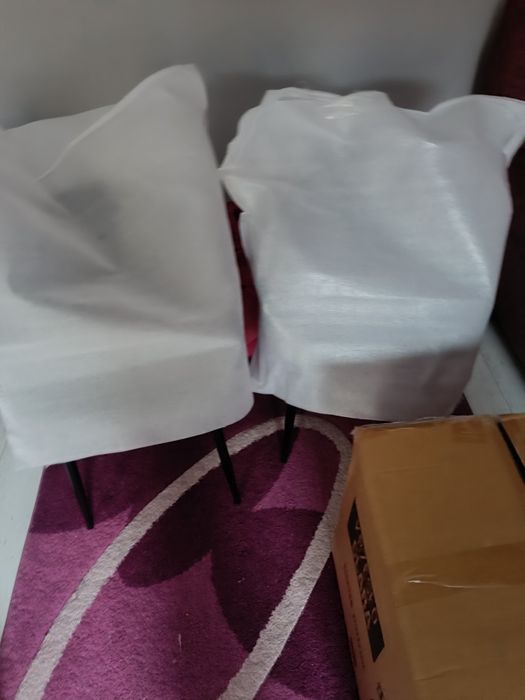 Nowe! Krzesła szare kubełkowe