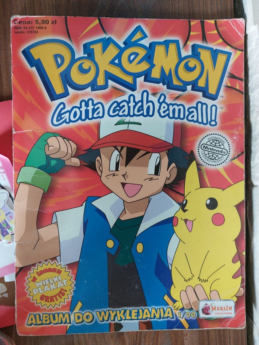 Album Pokemon z naklejkami