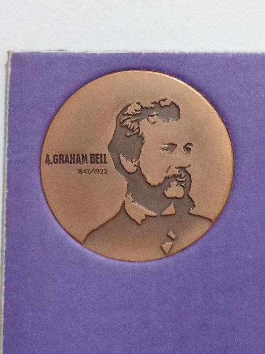 Filo-Medalhística - Centenário da Invenção do Telefone