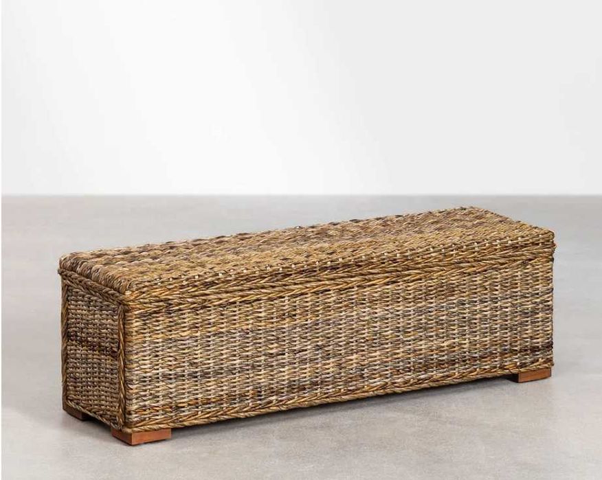 Baú - Banco - arrumação madeira / bench with storage - new