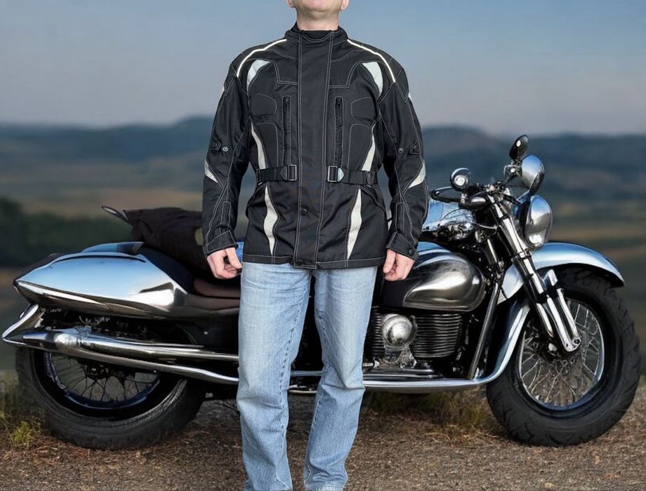 Мотокуртка Limitless з захистом спини, плеч, ліктів. Розмір L.