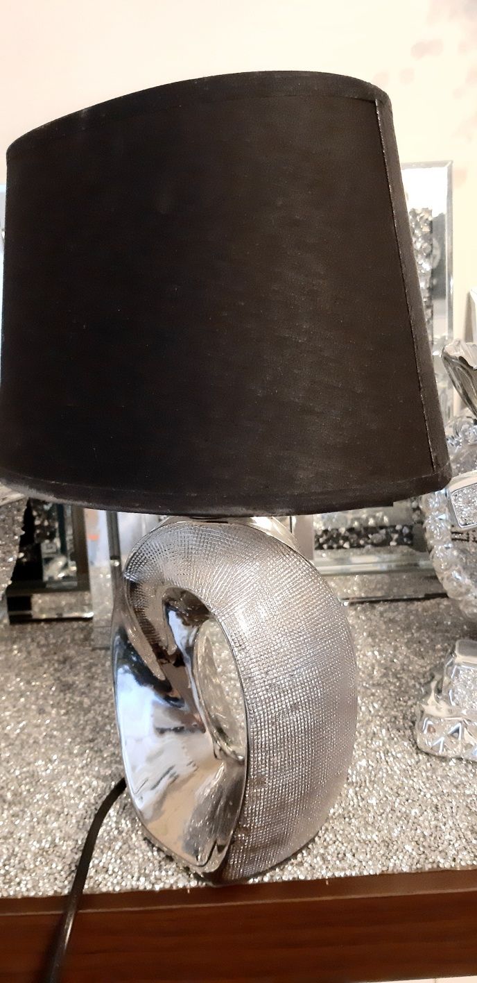 Lampy stojące glamur z pirytu