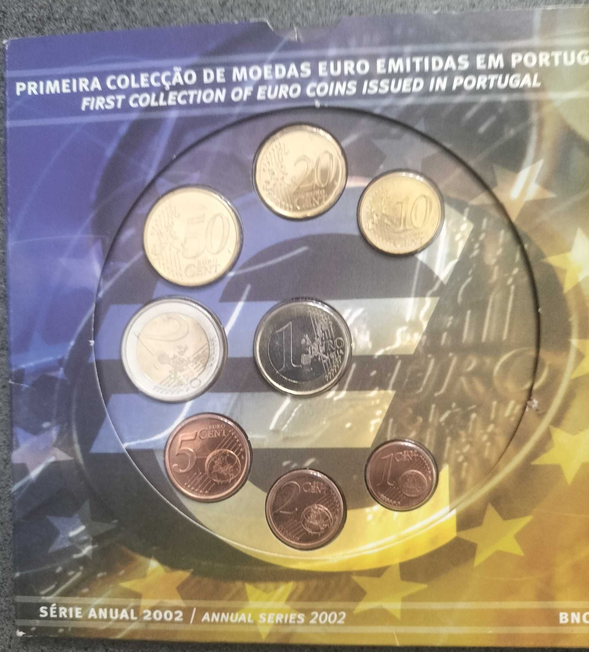 Sets de moedas BNC de Portugal 2022, 2004 e 2008