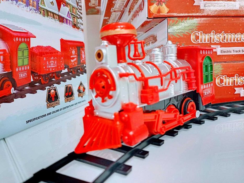 Дитяча залізниця. Новорічний потяг. Новий. Подарункова коробка.