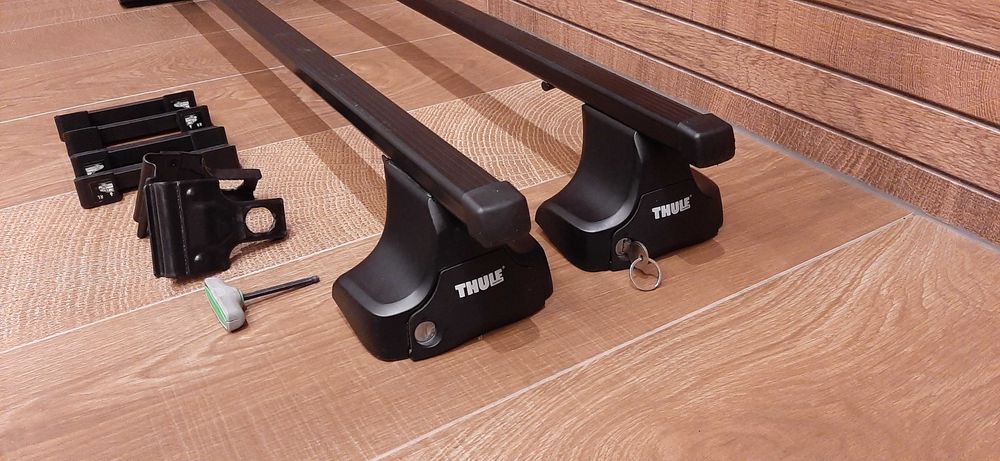 Bagażnik dachowy Thule SlideBar belki 120 cm stopy RapidSystem 754 Kit