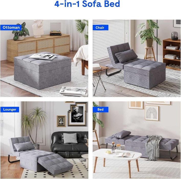 Nowa rozkładana sofa / łóżko / leżanka / 4w1 / pufa / fotel !A3182!