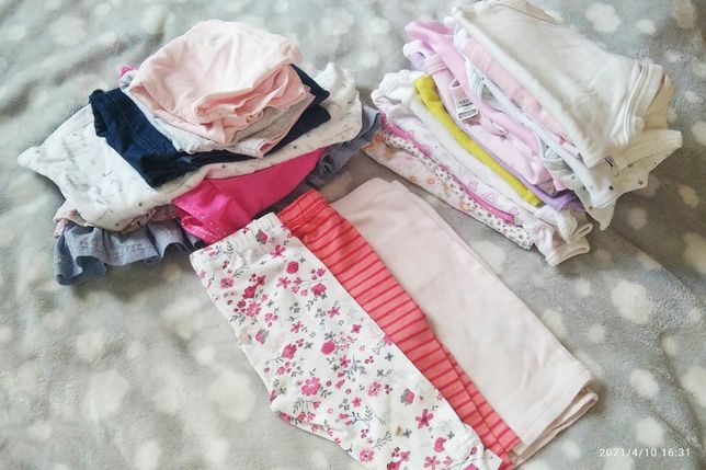 Пакет вещей для девочки 0-3 м летние вещи платье боди футболка шорты