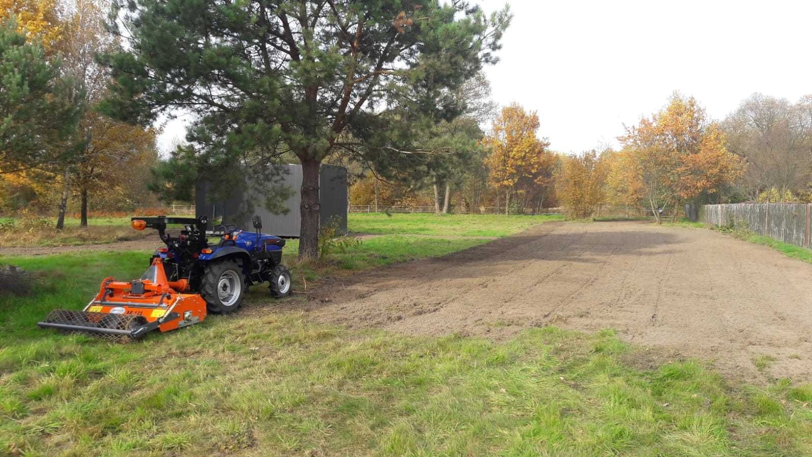 Glebogryzarka separacyjna niwelacja trawniki Warszawa i okolice