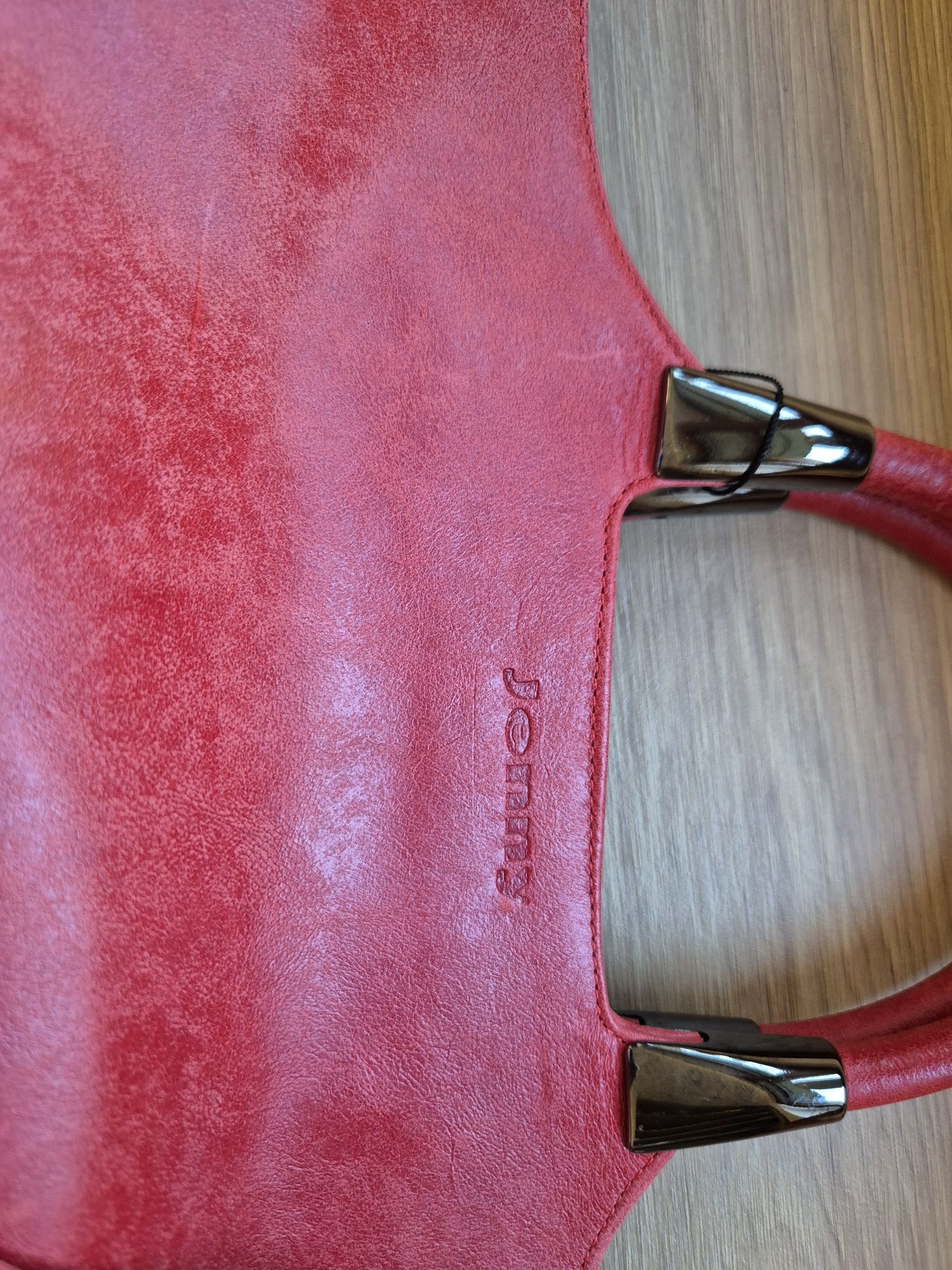 Torba na ramię, vintage, czerwona, nowa
