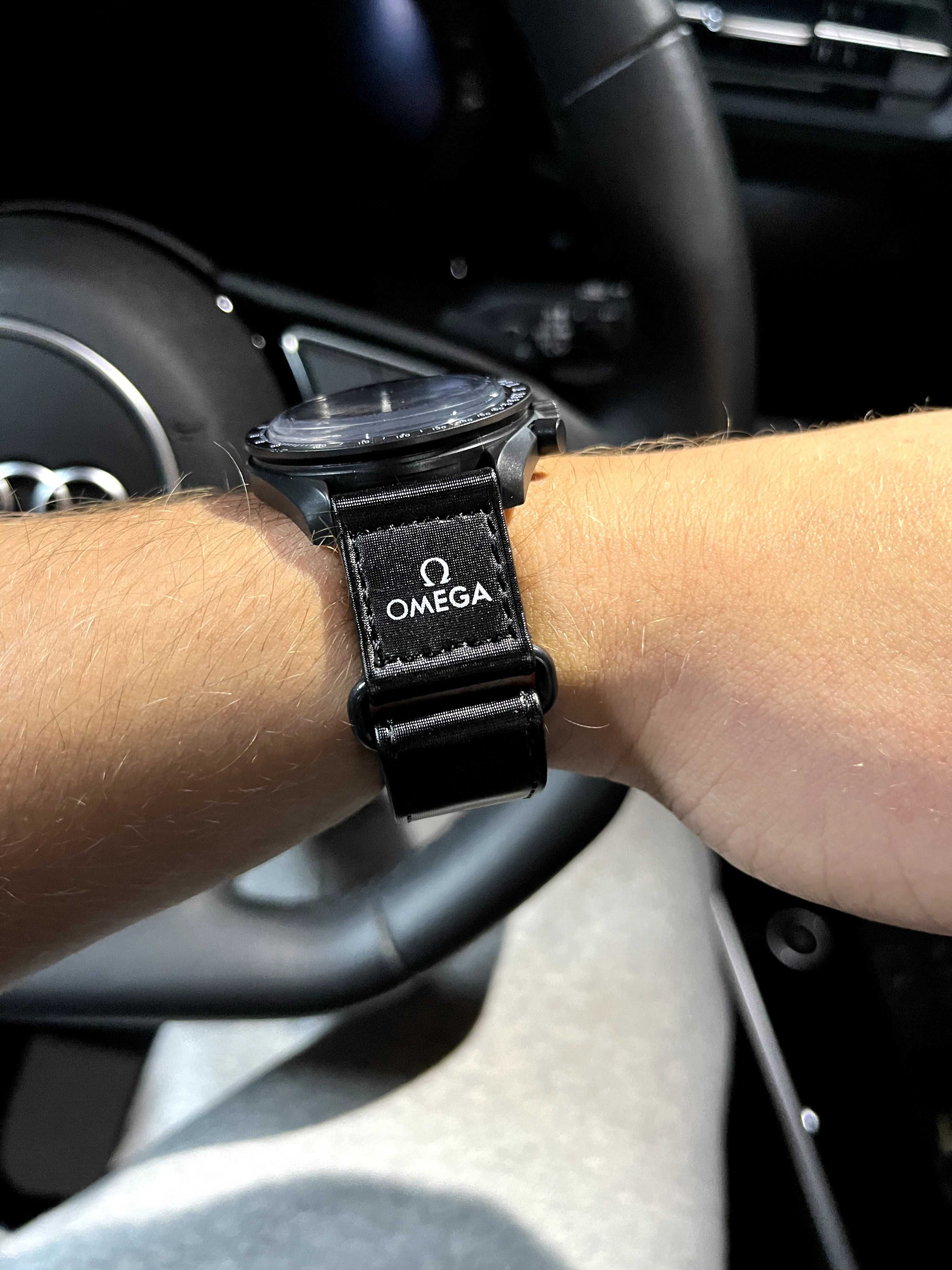 Zegarek swatch x omega snoopy