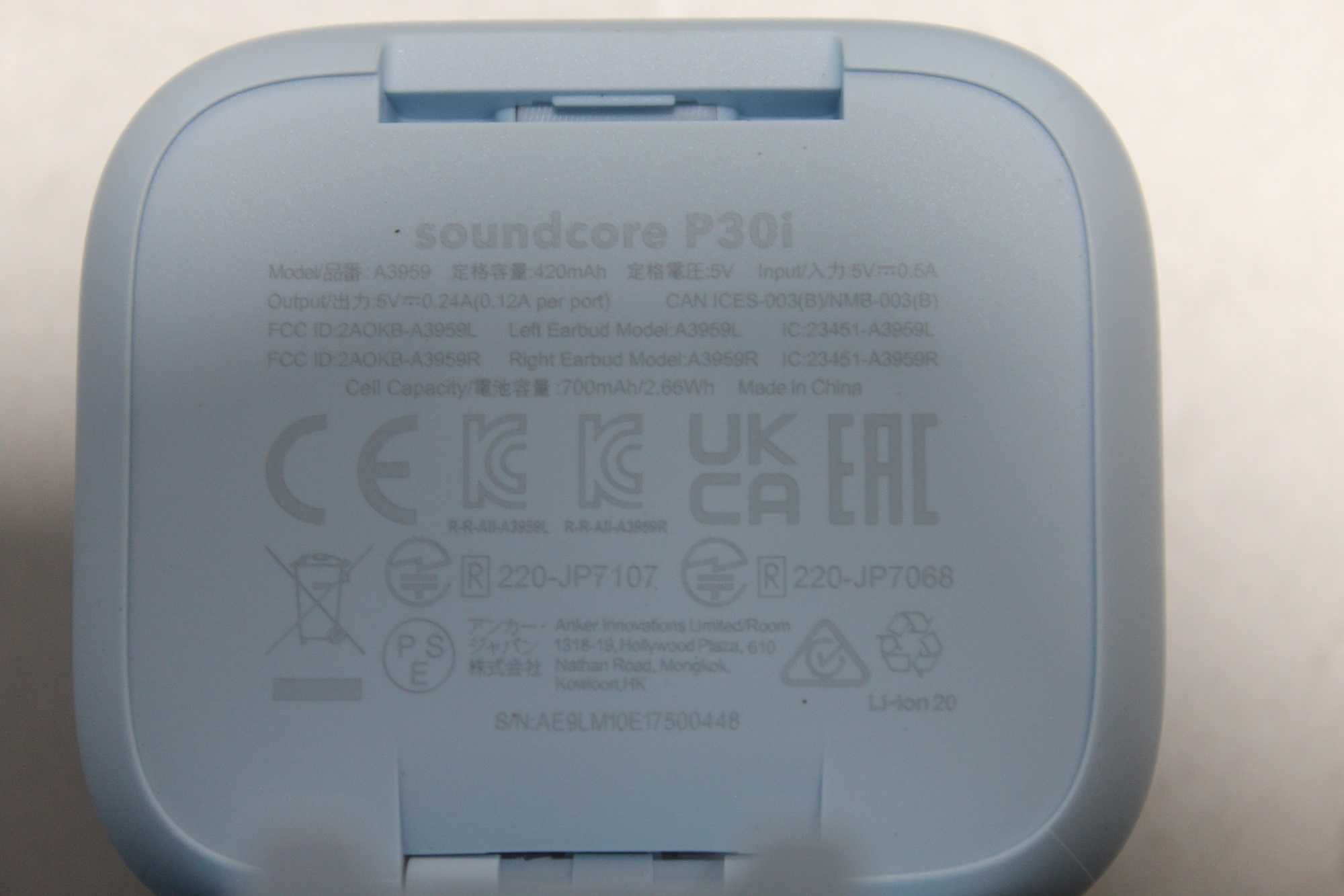Bluetooth-гарнітура Anker SoundCore P30i, Стерео