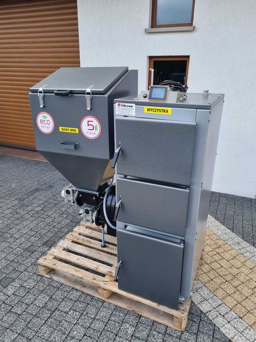 Kocioł TECHNIX PELL LUX 15kW Pellet Groszek Drewno 5Klasa