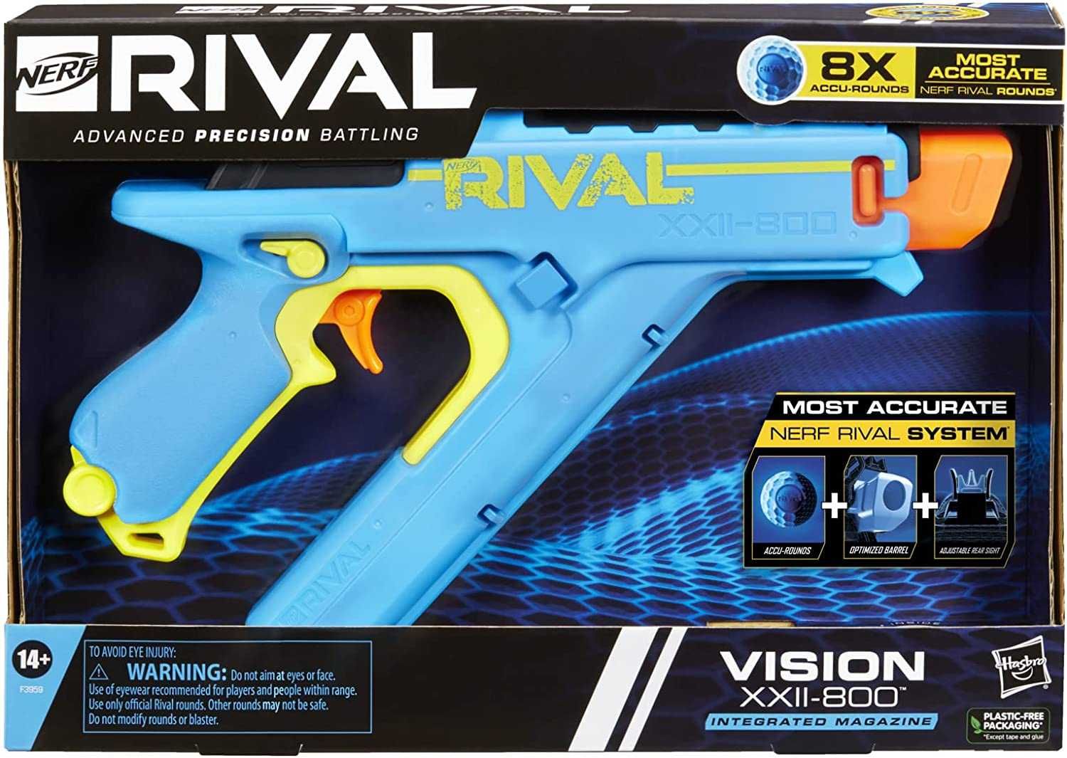NERF Rival Vision XXII-800 F3959 Hasbro Нерф Віжн Візіон Бластер