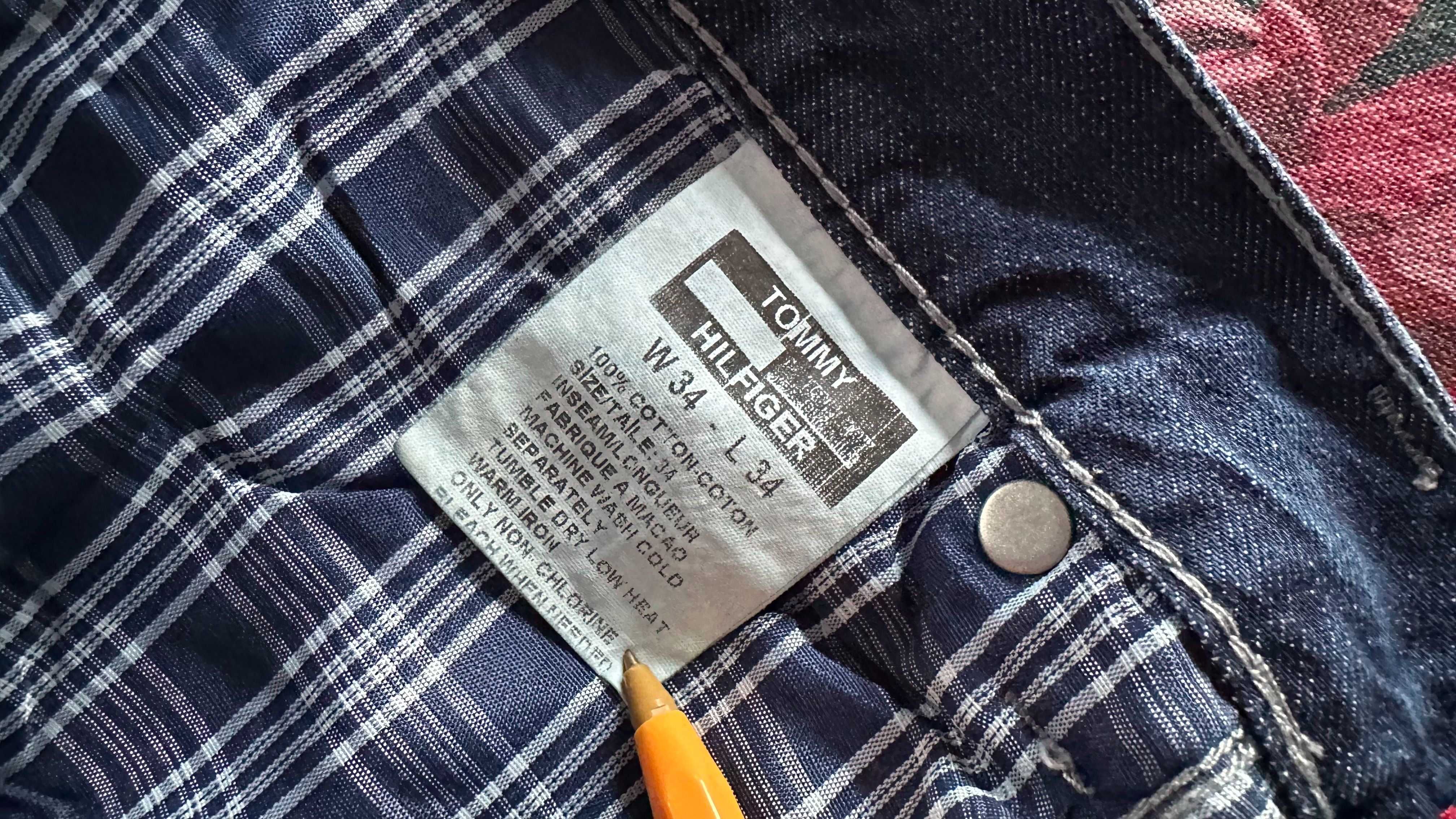 Tommy Hilfiger 34/29 Spodnie Piękne na Niewysokiego