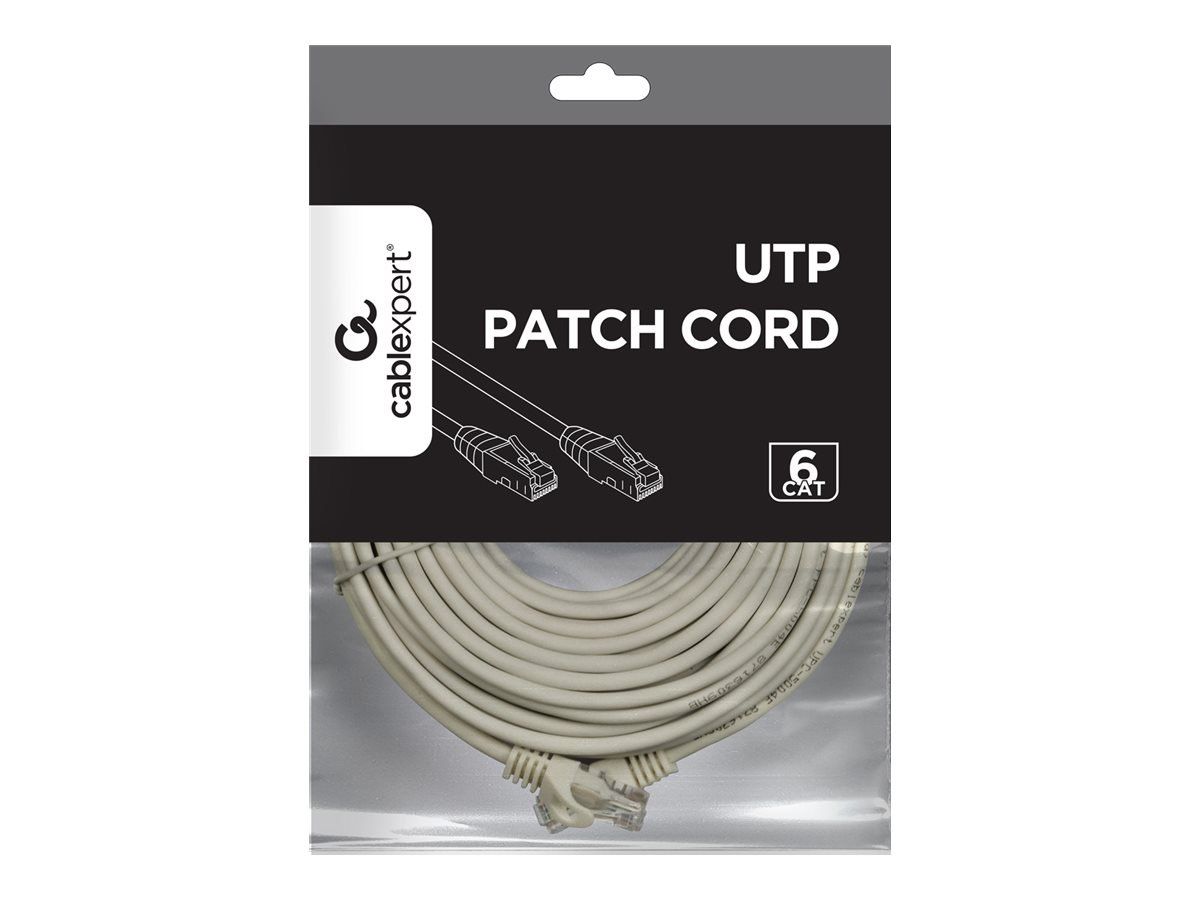 cablexpert utp cat6 patch cord, grey, 10 m