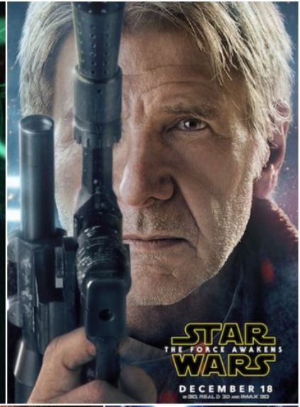 Cartaz Cinema Star Wars grande formato