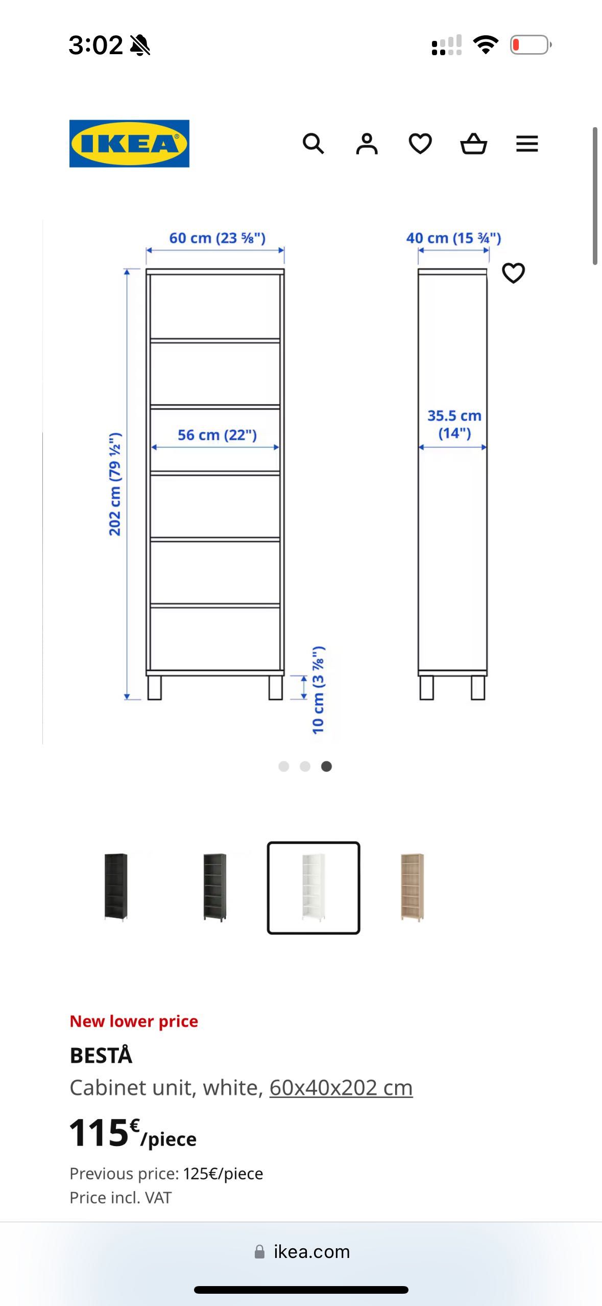 Besta shelves ikea