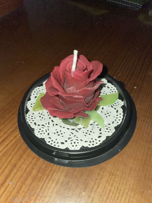 Свічка розочка із воску