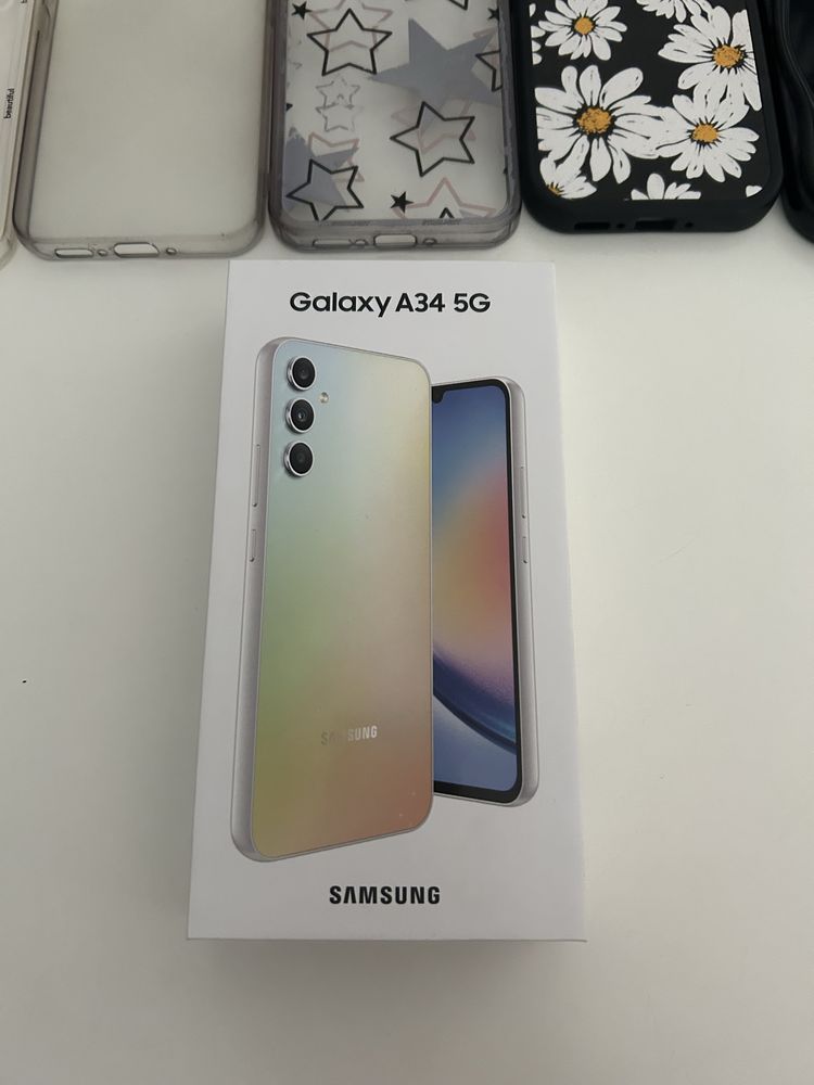Samsung Galaxy A34 5G srebrny