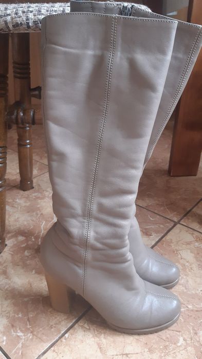 Чоботи зимові шкіряні