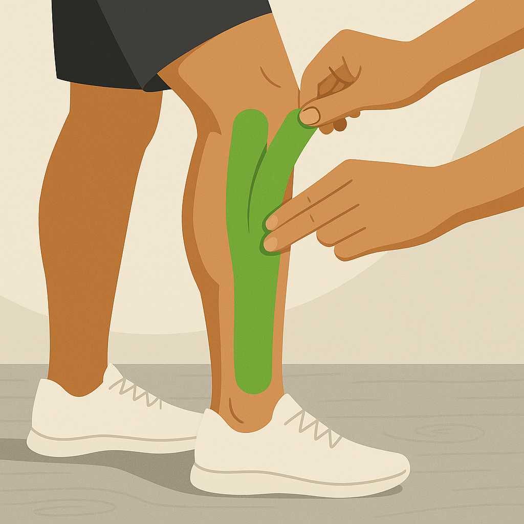 BambooTape - Taśma Kinesio Tejpy Tape Kinesiotaping - żółta