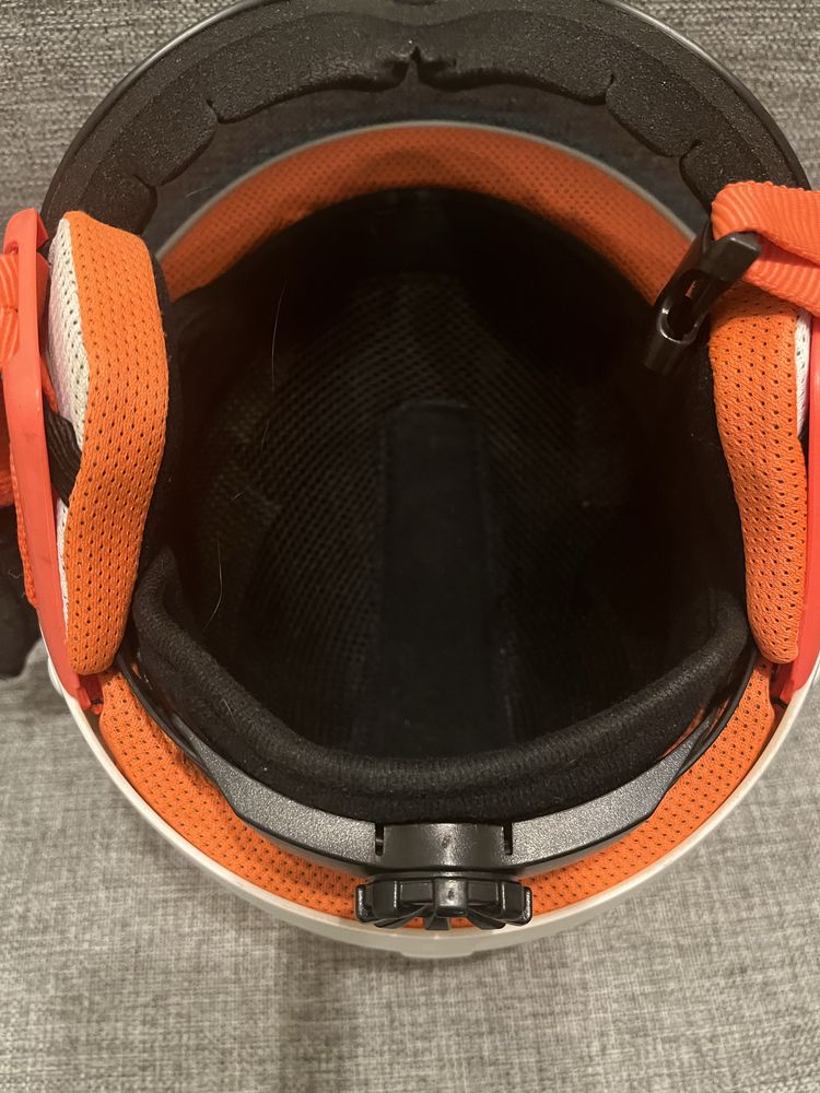 Kask dziecięcy Decathlon Wedze Piste 550 roz 53-56 cm + gogle szybka