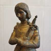 Estátua séc.XIX de Joana d`Arc