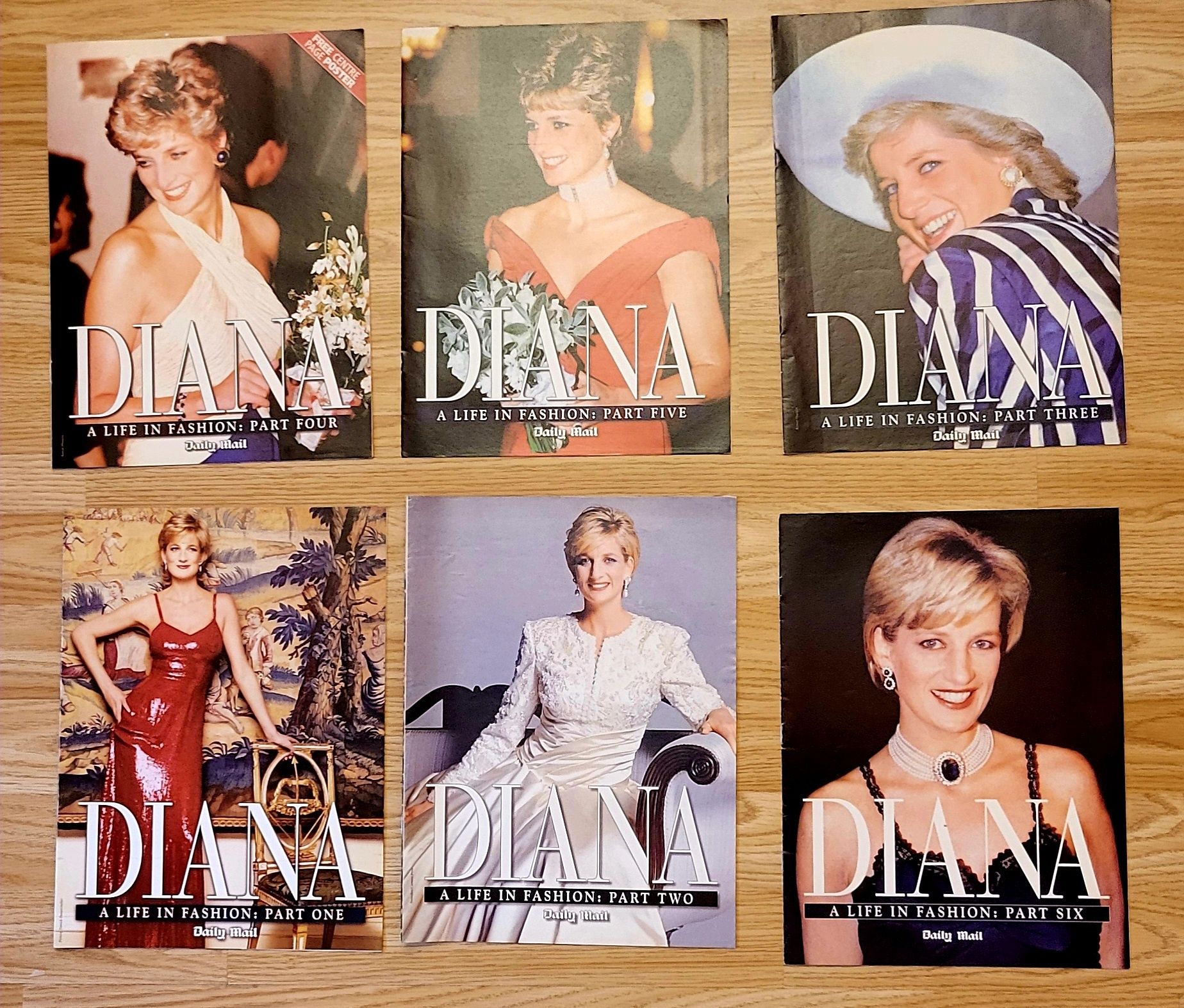 Księżna Diana zestaw 6 gazet