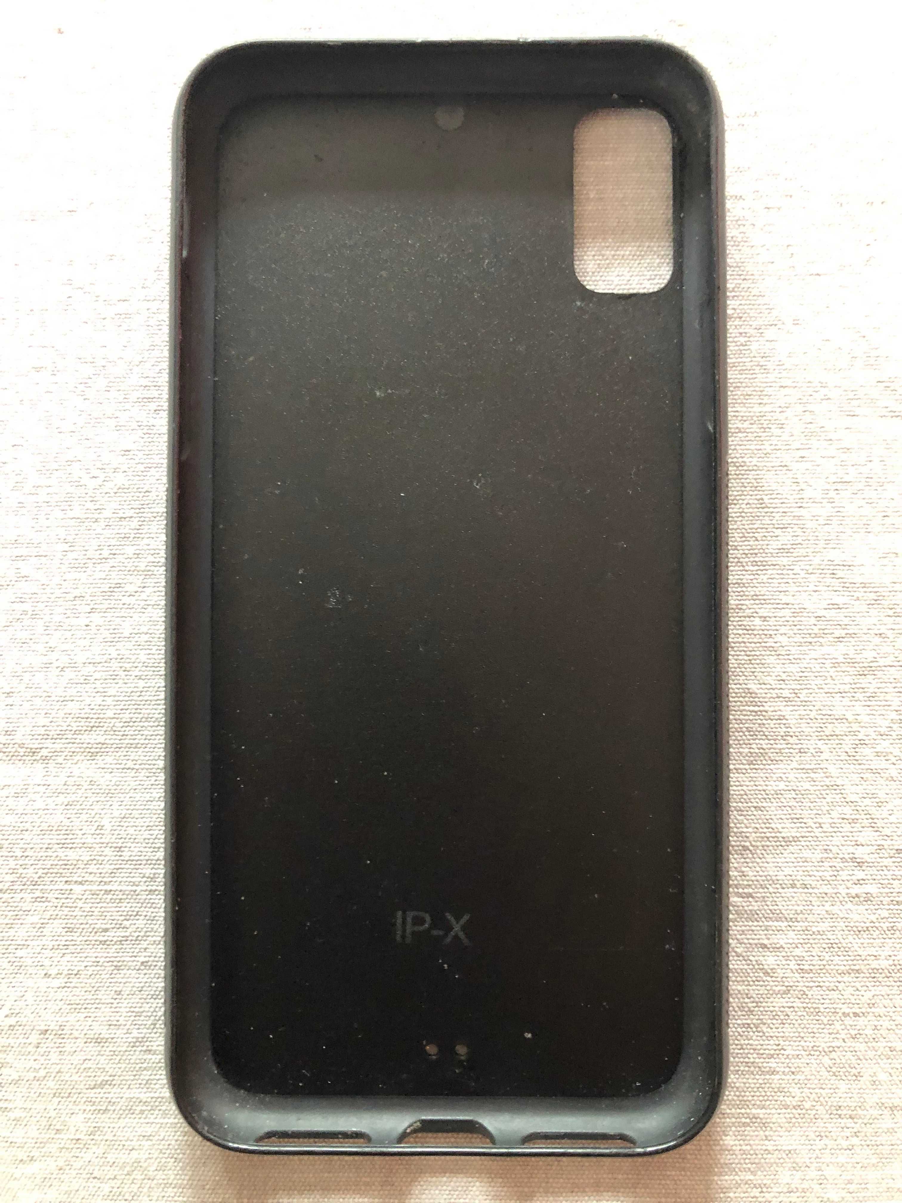 Etui na iPhone Xs, jak nowe, z drewnem z orzecha brazylijskiego