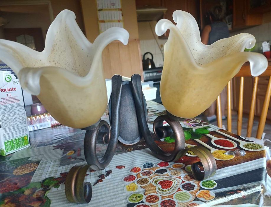 Kinkiet lampa 2 żarówki