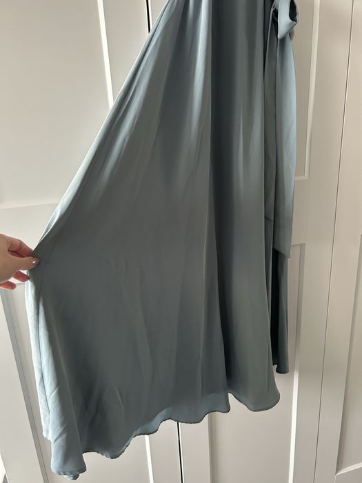 Sukienka maxi H&M - długa - kopertowa - szmizjerka - rozmiar L 40