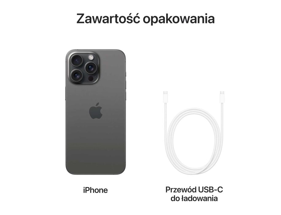 NOWY Apple iPhone 15 PRO MAX 256GB Czarny Black DODATKI GW-2LATA FV23%
