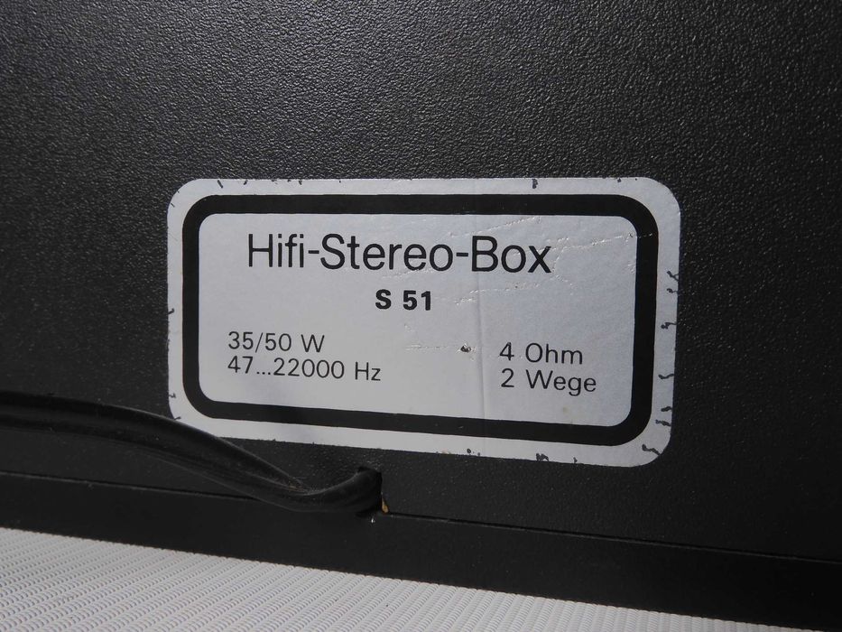 Głośnik, kolumna, monitor  HiFi-Stereo-Box S51 QUADRAL dwudrożny