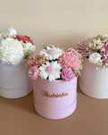 bouquet flores vela