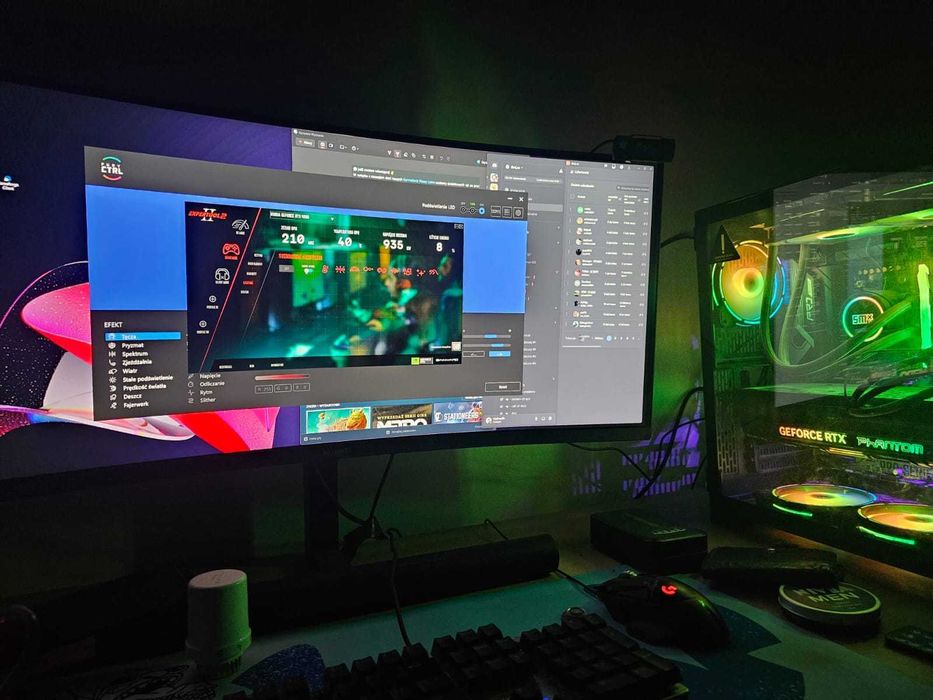 PC do Gier RTX 4080 / 32GB DDR5 6400/ Ryzen / 1TB M2/ Monitor 34"