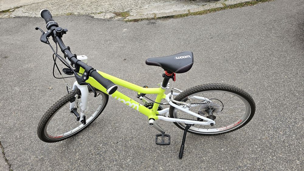 Rower dziecięcy WOOM 4 – Lizard Lime – 20”