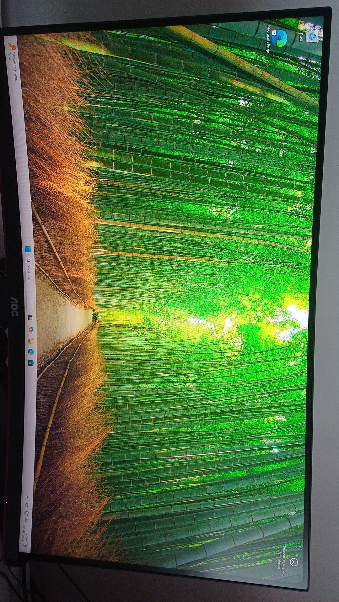 Monitor AOC 27" zakrzywiony ekran