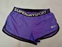 SUPERDRY Sport TECH Running - Cudne Damskie Spodenki do Fitness XS