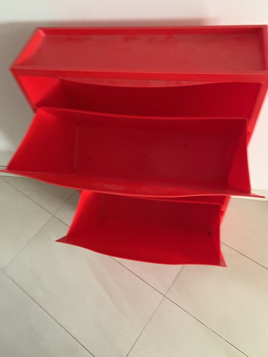 2 szt szafka na buty Ikea trones czerwona