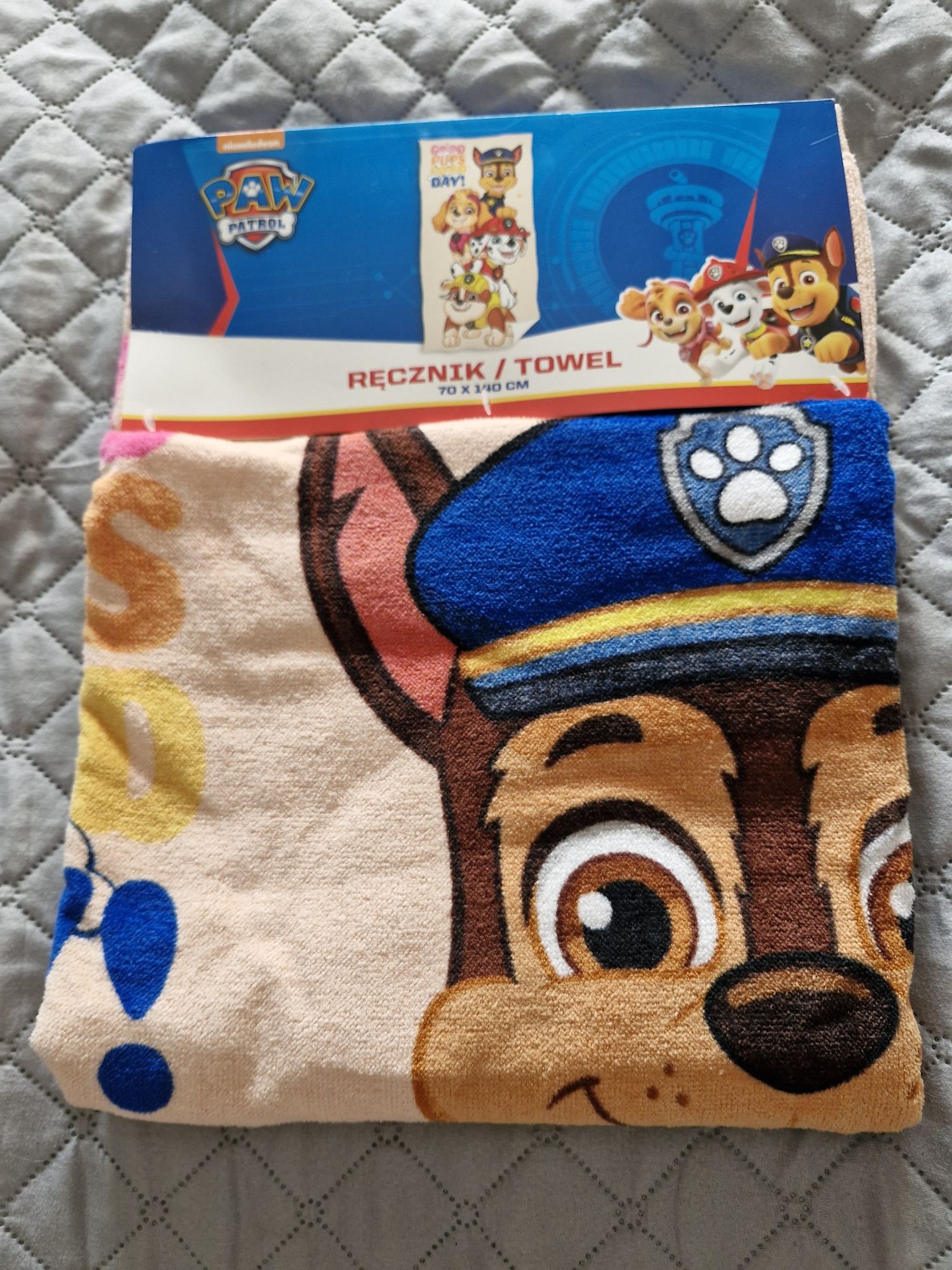 Ręcznik plażowy psi patrol